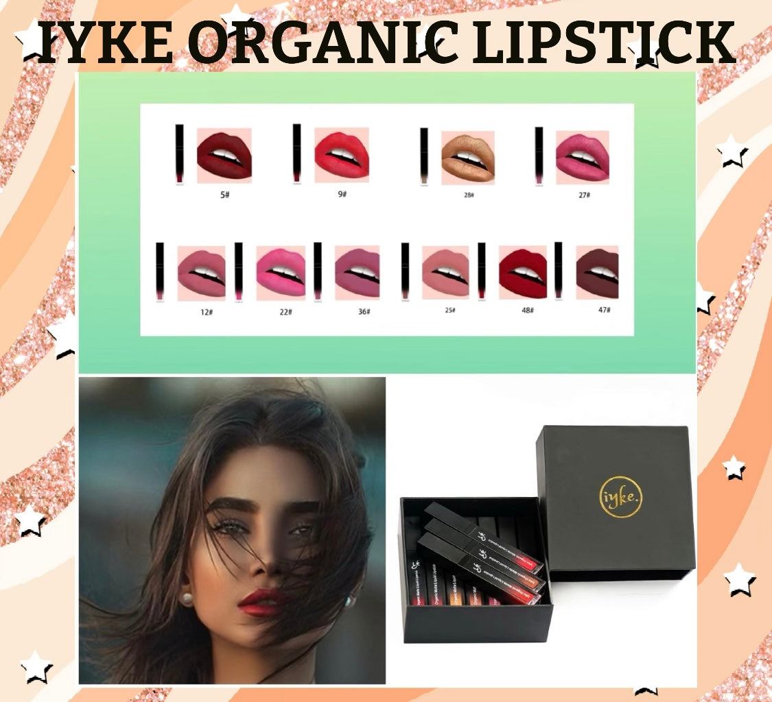 IYKE Blaze Organic Matte Liquid Lipstick. (BLAZE-5 ) ✅Long lasting ✅Waterproof ✅None sticky ✅Radiant.