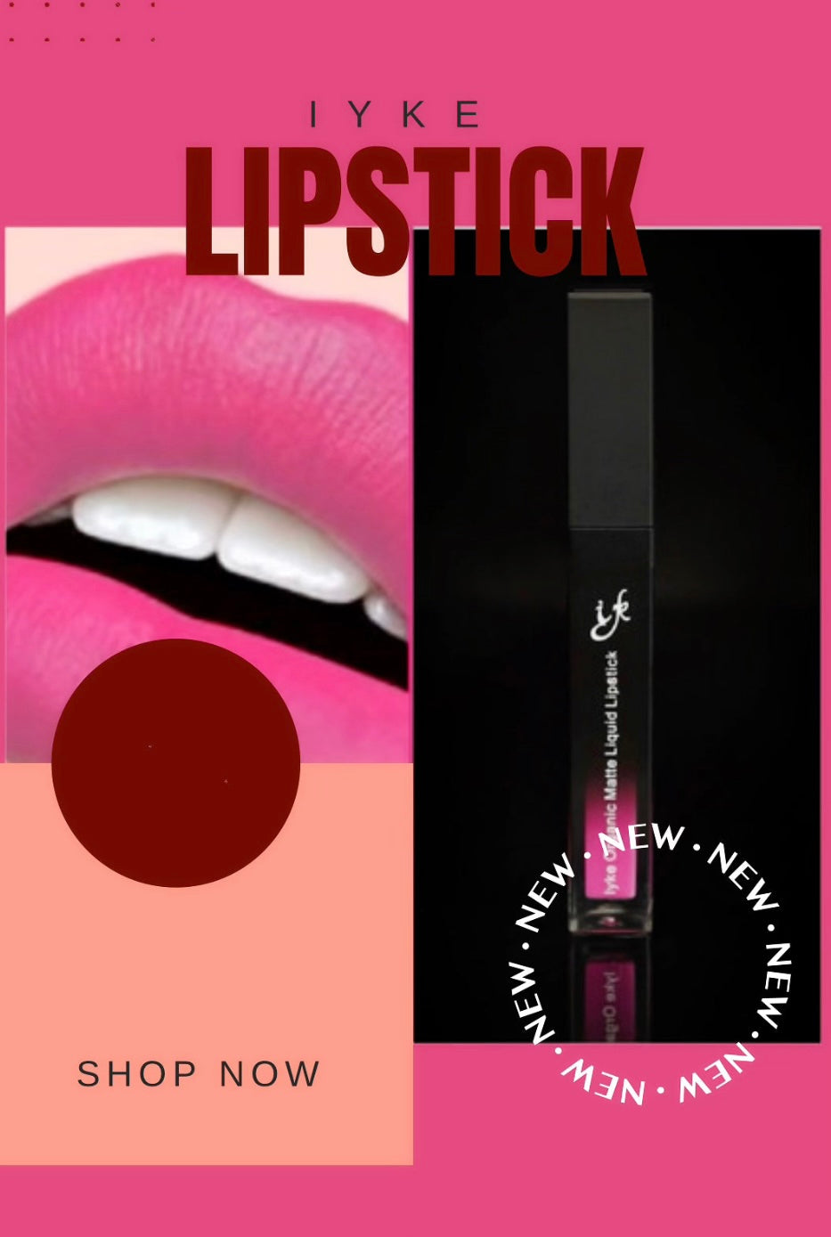 IYKE Slipper Organic Matte Liquid Lipstick (Slipper -22)