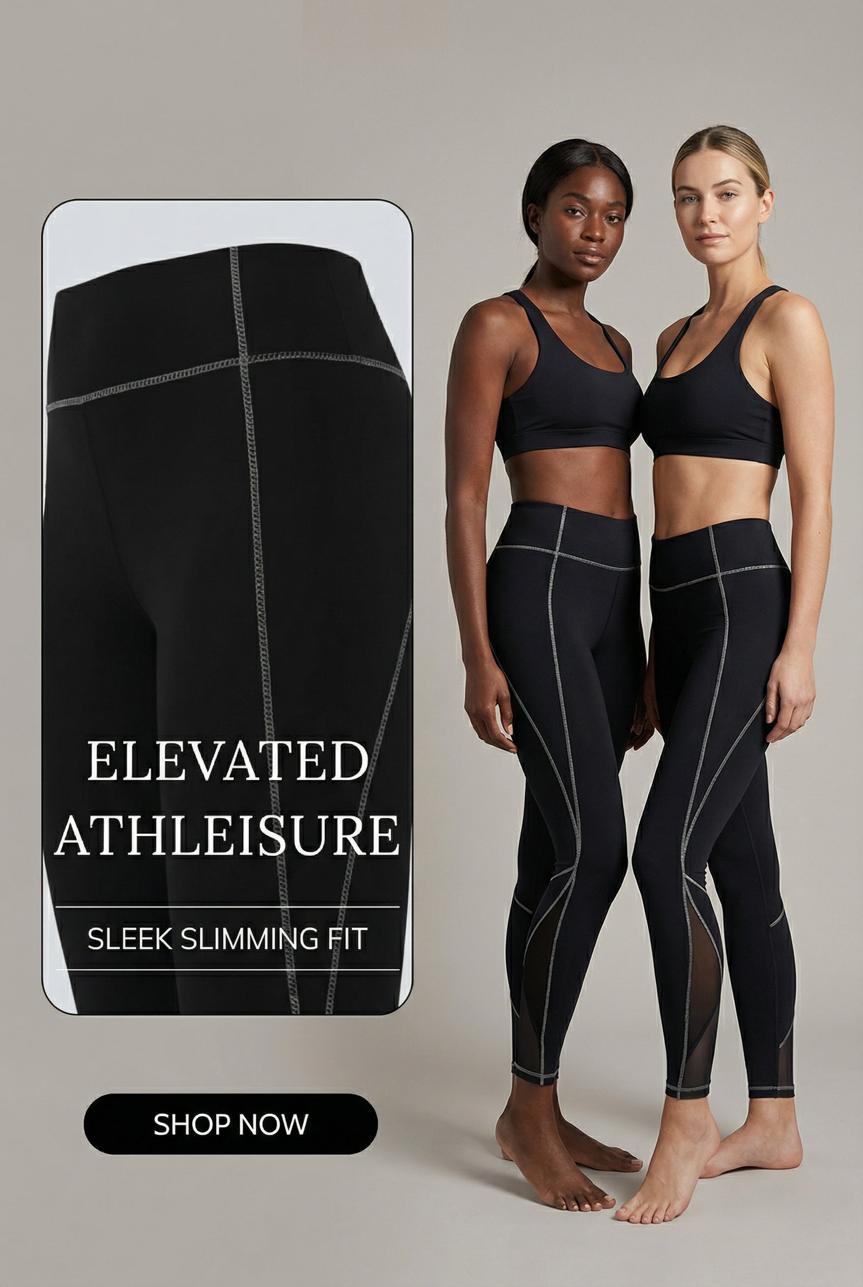 IYKE Women's Leggings Yoga Pants, High Waist Tummy Control Stretch Slim Leggings/Pants