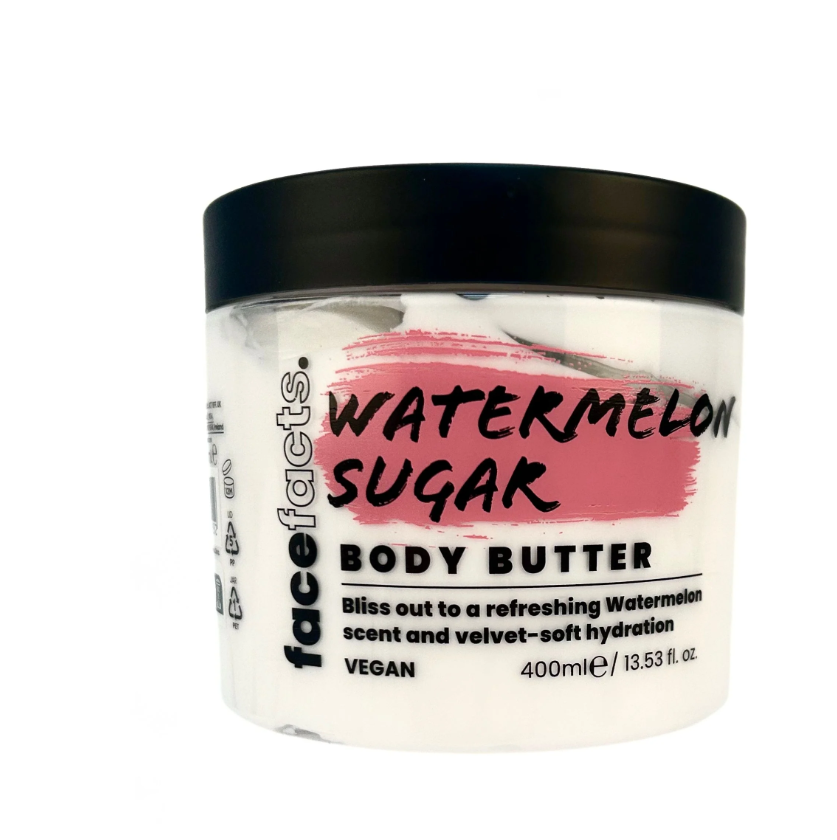 Face Facts Watermelon Sugar Body Butter – Deep Hydration + Refreshing Glow | 400ml