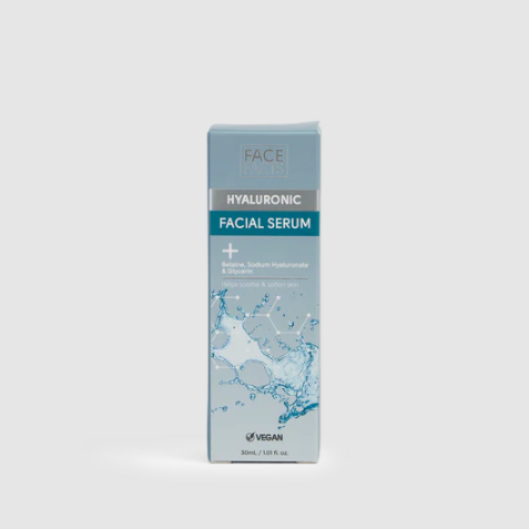 Face Facts Hyaluronic Hydrating Facial Serum – Smooth, Plump & Hydrate | 30ml