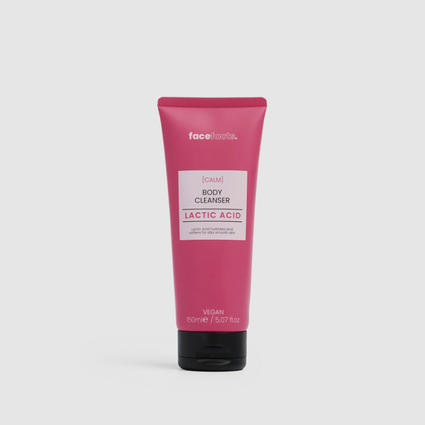 Face Facts Lactic Acid Body Cleanser – Hydrating & Smoothing Body Wash | 150ml