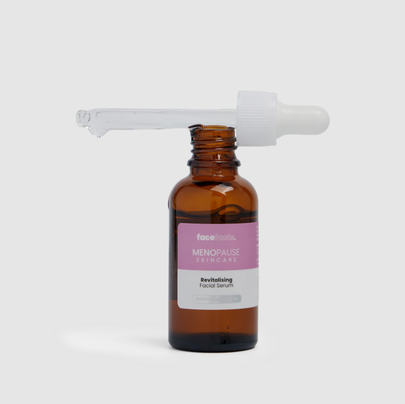 Face Facts Menopause Skincare Revitalising Facial Serum (30ml, Vegan)