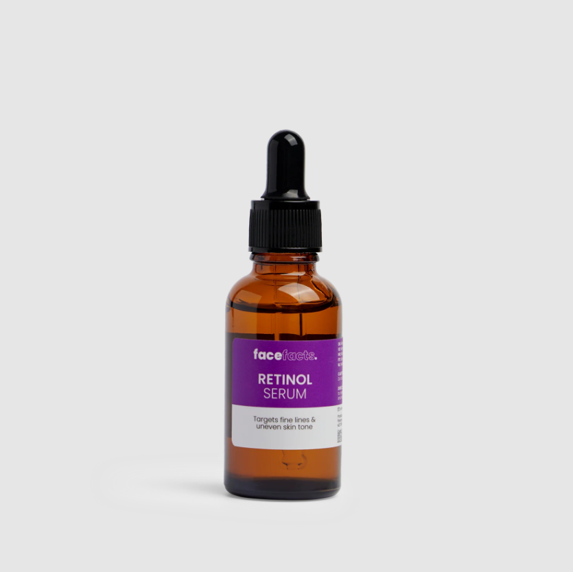 Face Facts Renew & Radiance Retinol Facial Serum (30ml, Vegan)
