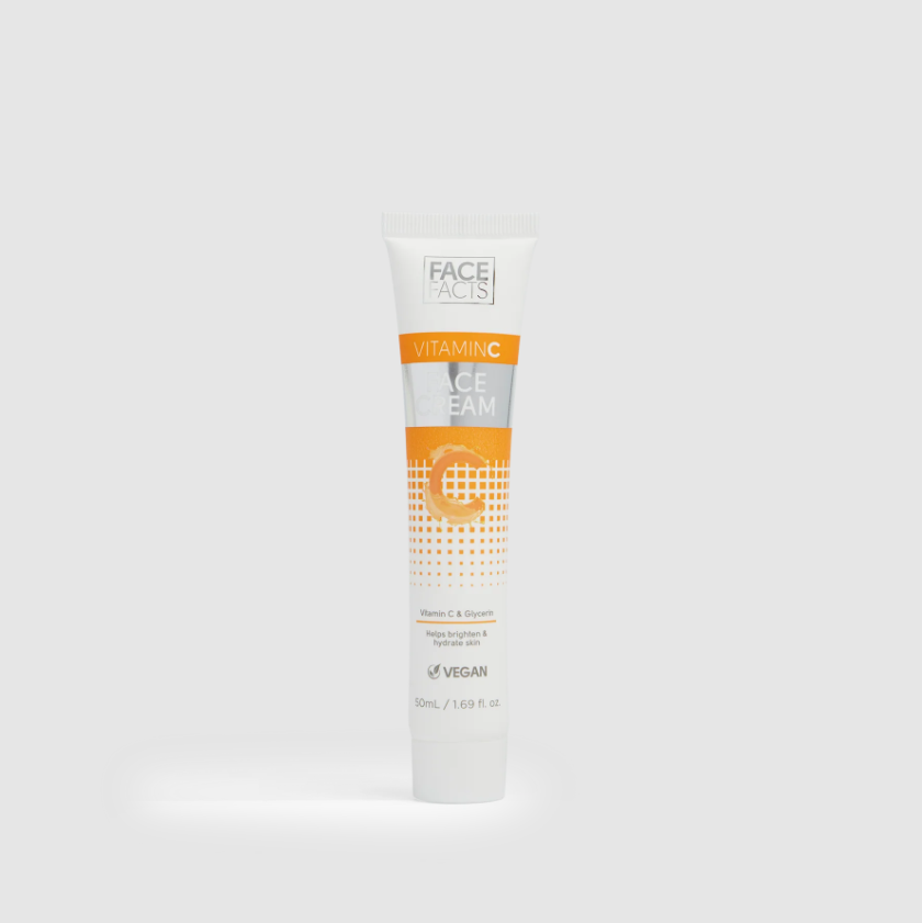 Face Facts Vitamin C Brightening Face Cream (50ml, Vegan)