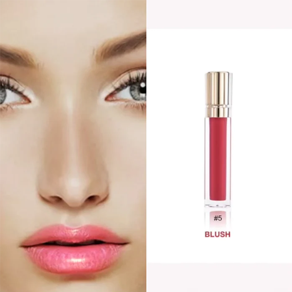 Iyke Blush Organic Lip Gloss (Blush No5) Long Lasting; Radiant; Smooth; Non-Sticky