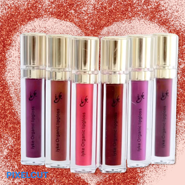 Iyke Blush Organic Lip Gloss (Blush No5) Long Lasting; Radiant; Smooth; Non-Sticky