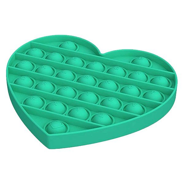 Iyke (Bundle Pack, Octagon, Circle, Heart, Square X 2) Pop It Fidget Toy - Push Pop Bubble Fidget Toy. Free Shipping