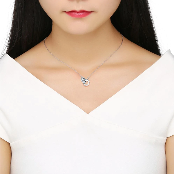 CZ Connect Pendant Necklace