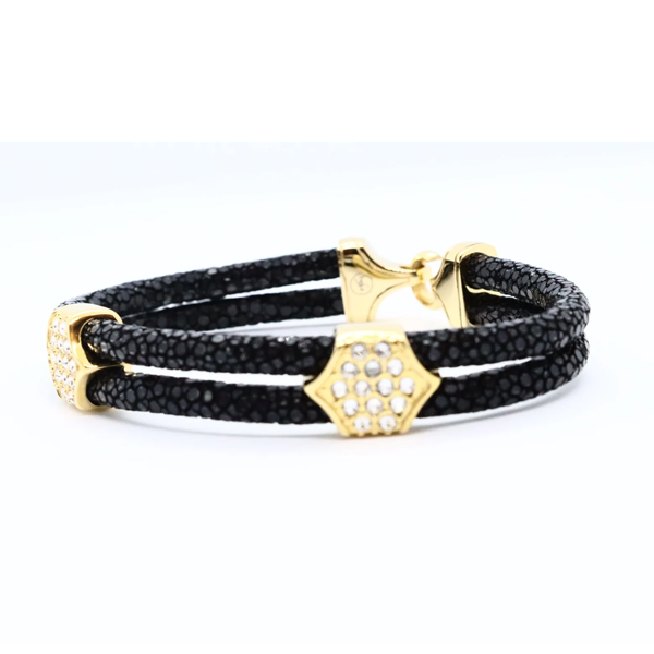 IYKE Luxury Stingray Saudi Gold plated with Swarovski Stones