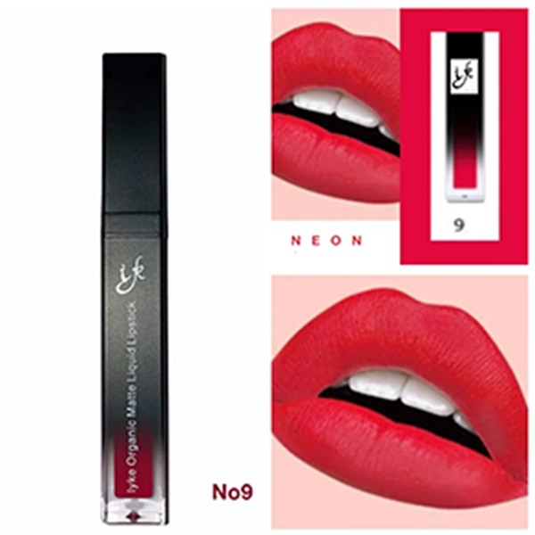 IYKE Neon Organic Matte Liquid Lipstick (NEON-9) ✅ Long lasting ✅Waterproof ✅None sticky ✅Radiant ✅Smooth