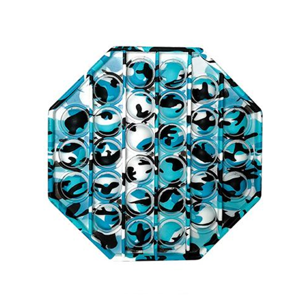IYKE Octagon Camouflage Adult and kids Push It Fidget -. Free Shipping