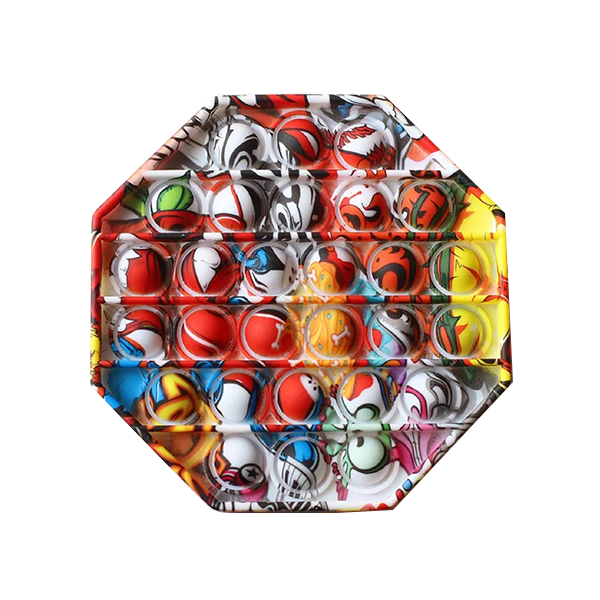 IYKE Octagon Camouflage Adult and kids Push It Fidget -. Free Shipping