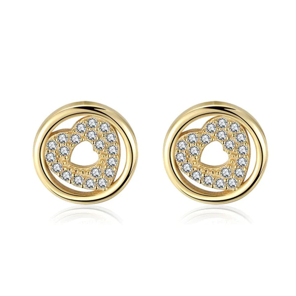 VIEON Trapped Love Heart Earring