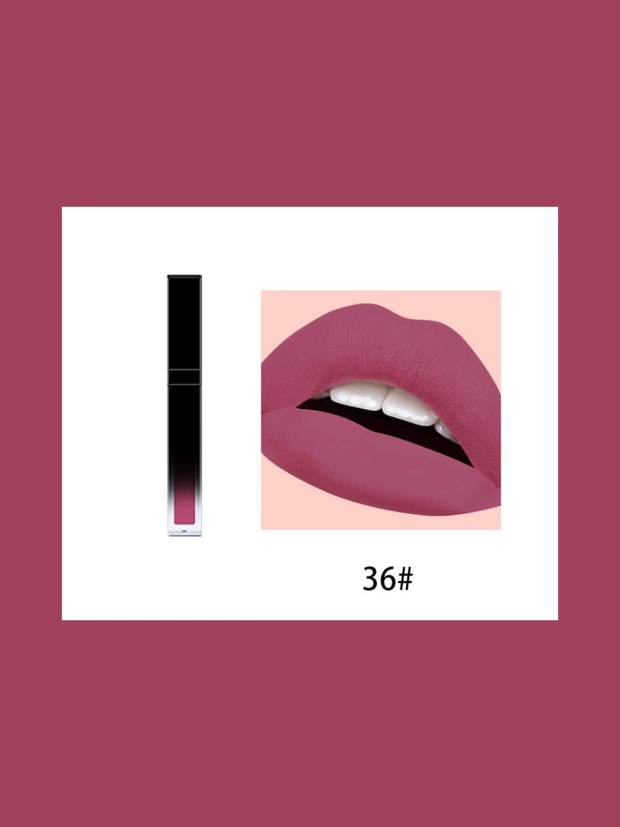 IYKE Punch Organic Matte Liquid Lipstick (PUNCH-36) ✅ Long lasting ✅Waterproof ✅None sticky ✅Radiant ✅Smooth