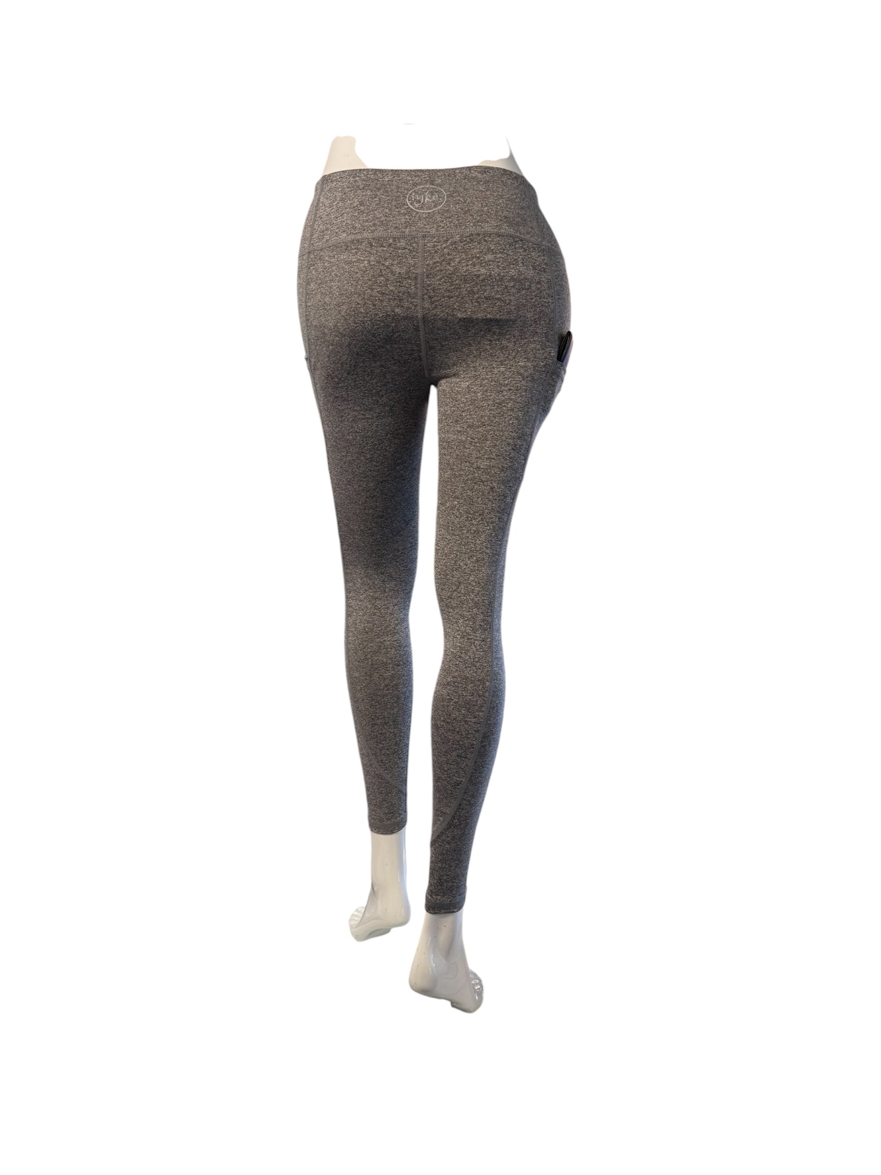 IYKE  Women's Leggings Yoga Pants, with 2 side pockets, High Waist Tummy Control Stretch Slim Leggings.