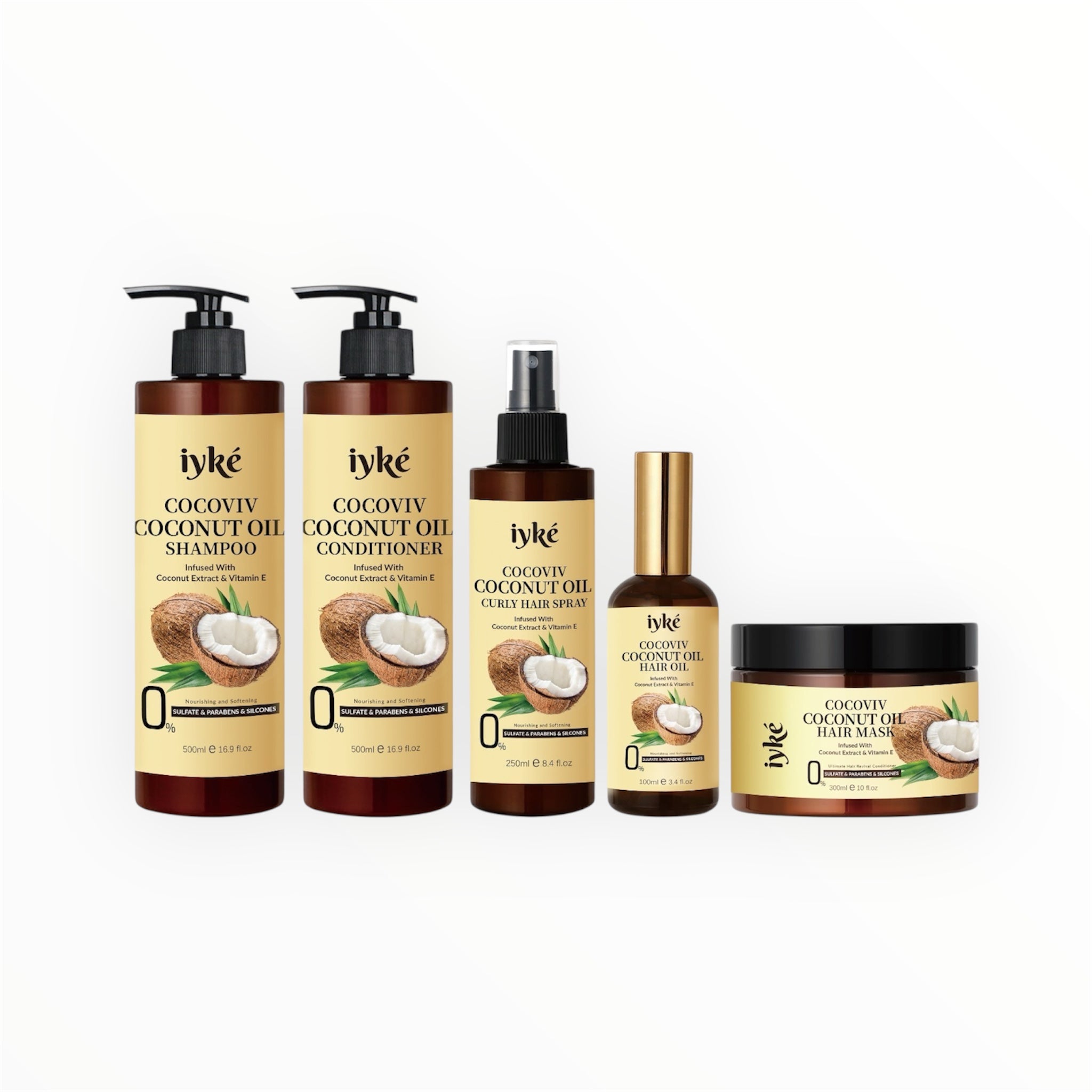 Cocoviv Coconut Oil Hair Treatment Set