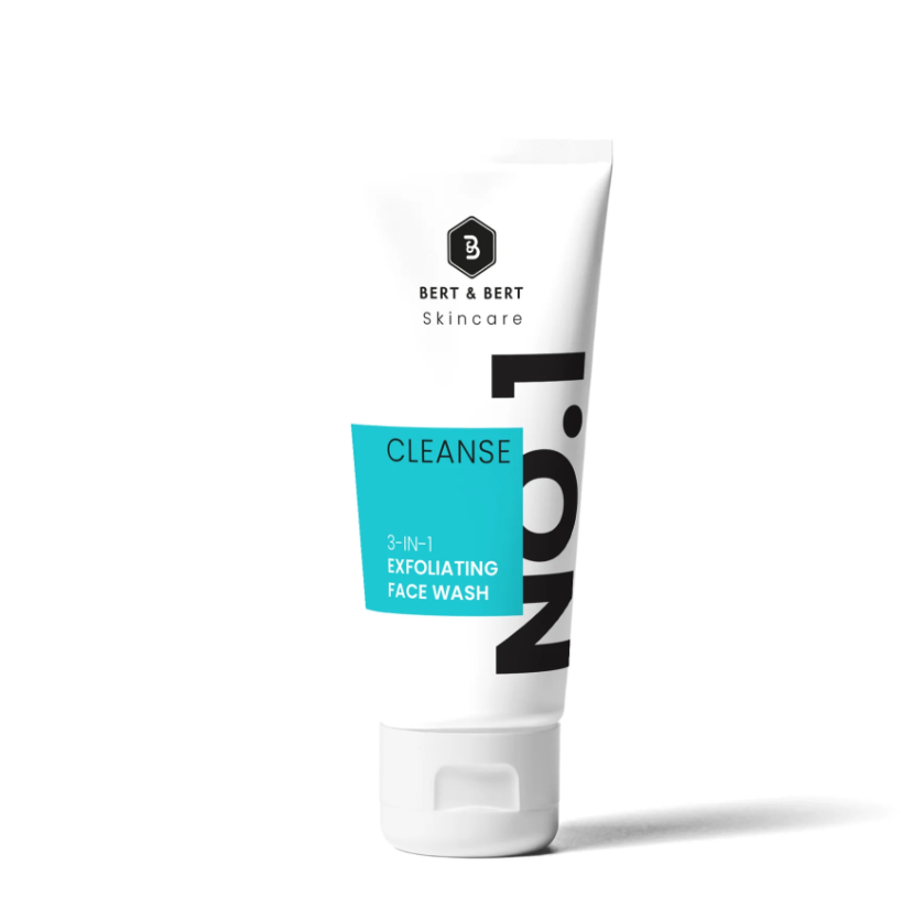 Bert & Bert 3-in-1 Exfoliating Face Wash – 150ml