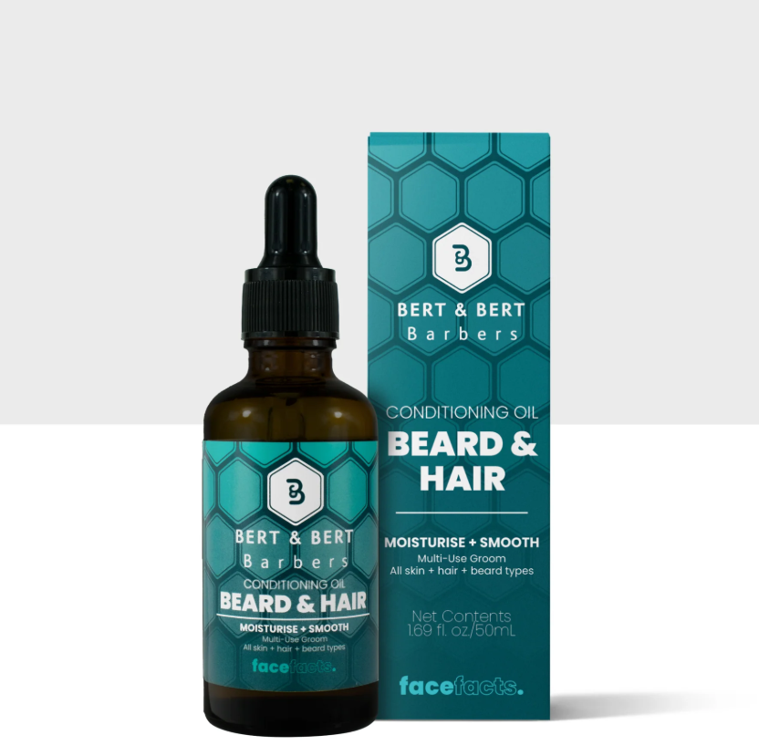 Bert & Bert Barbers Beard and Hair Oil 50 ml