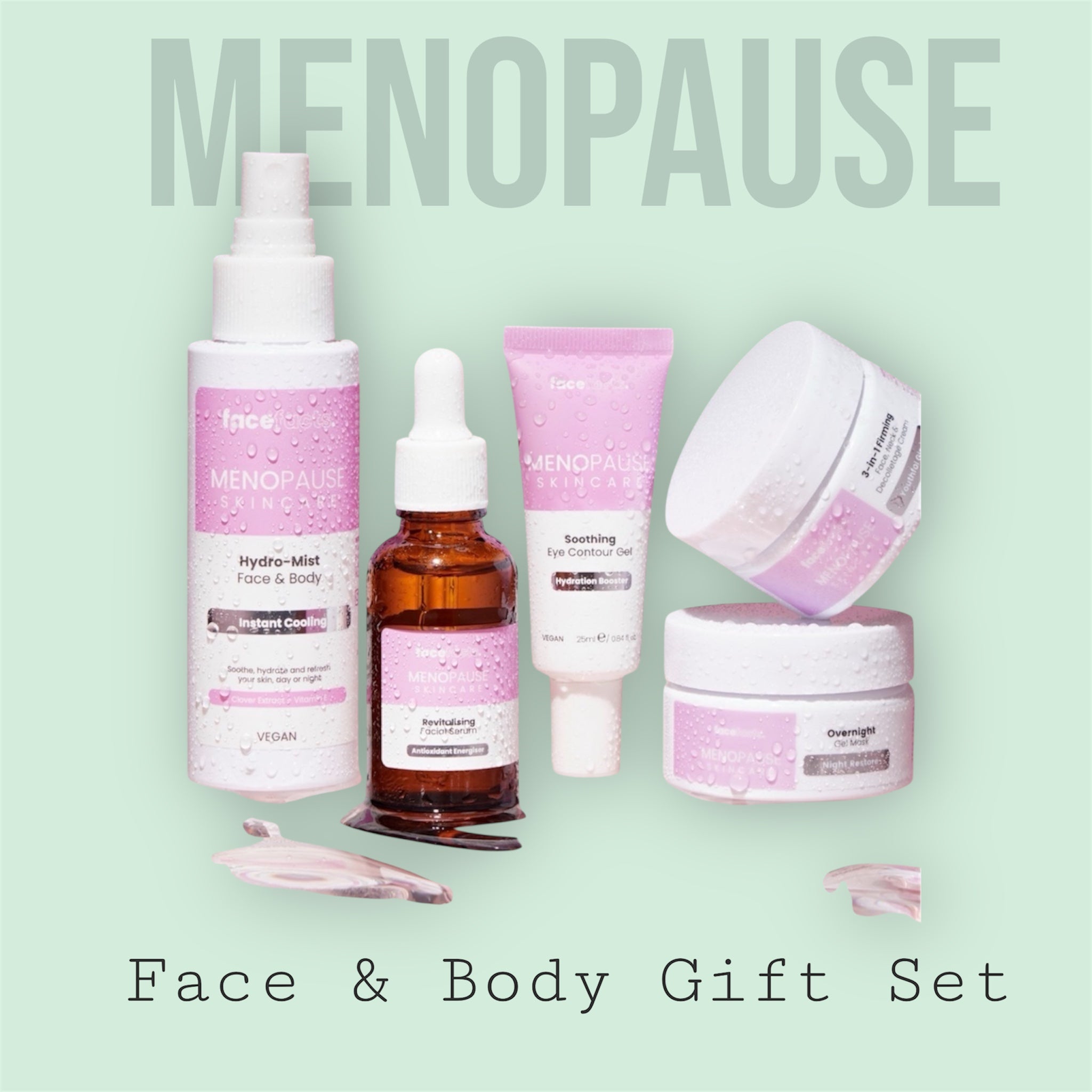 Face Facts Menopause Face & Body Gift Set: 
Vegan • Hydrating • Firming • Restorative ✨Free Shipping ✨