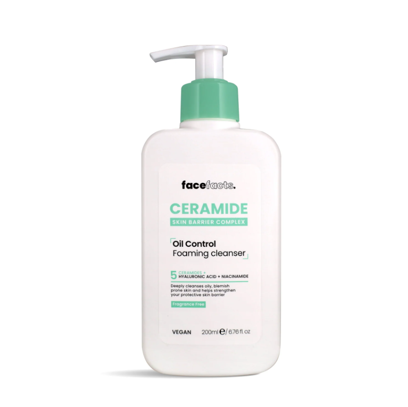 Ceramide Oil Control Foaming Cleanser – 200ml