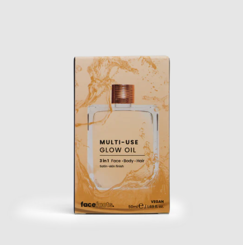 Face Facts Multi-Use Glow Oil (50ml, Vegan)