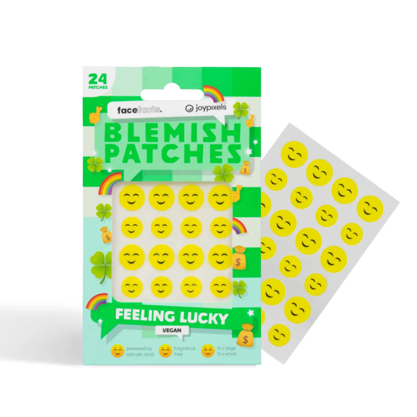 Hydrocolloid Blemish Patches – Feeling Lucky (24 Patches)