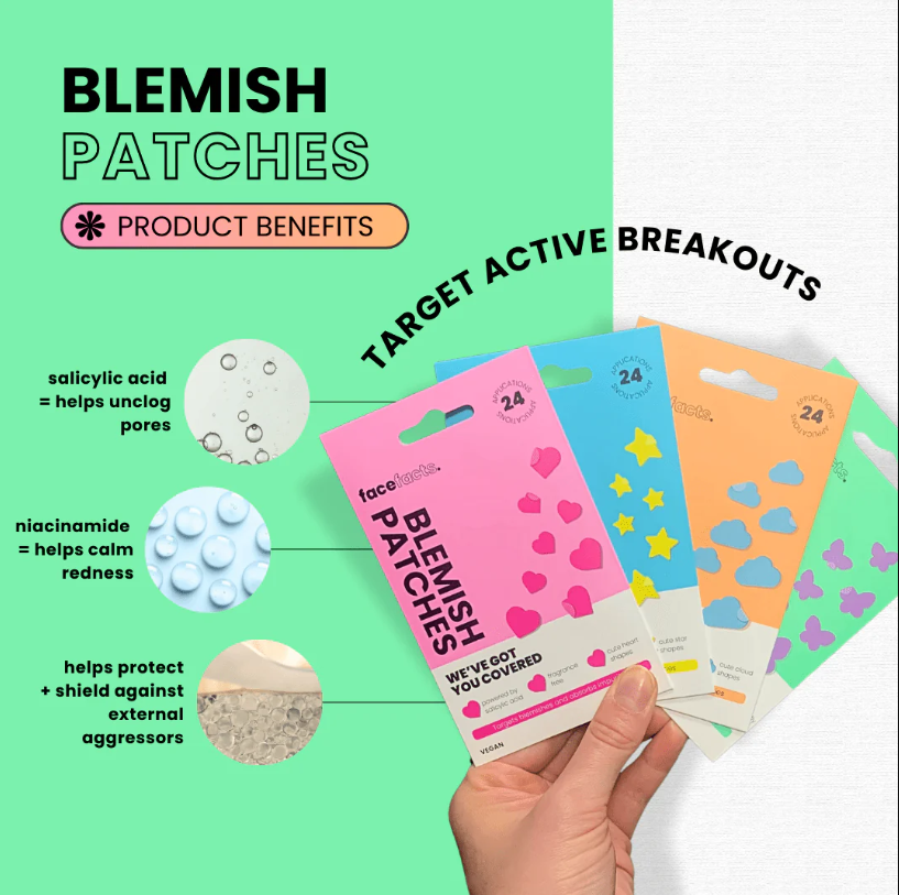Hydrocolloid Blemish Patches – Secret Admirer (24 Patches)