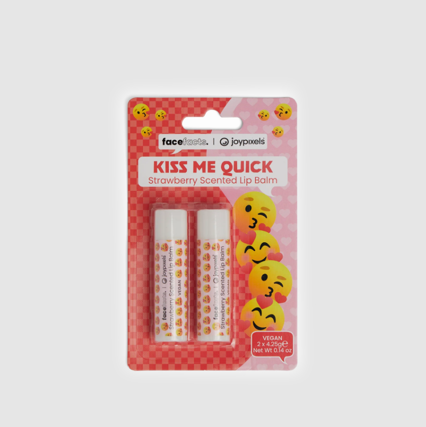 Face Facts x JoyPixels Strawberry Scented Lip Balm