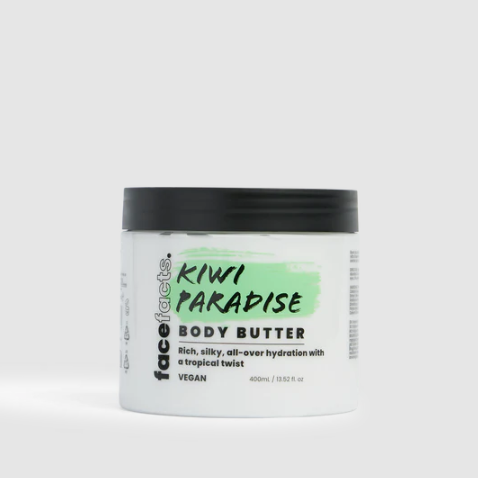 Face Facts Kiwi Paradise Body Butter – Radiant + Tropical Hydration | 400ml