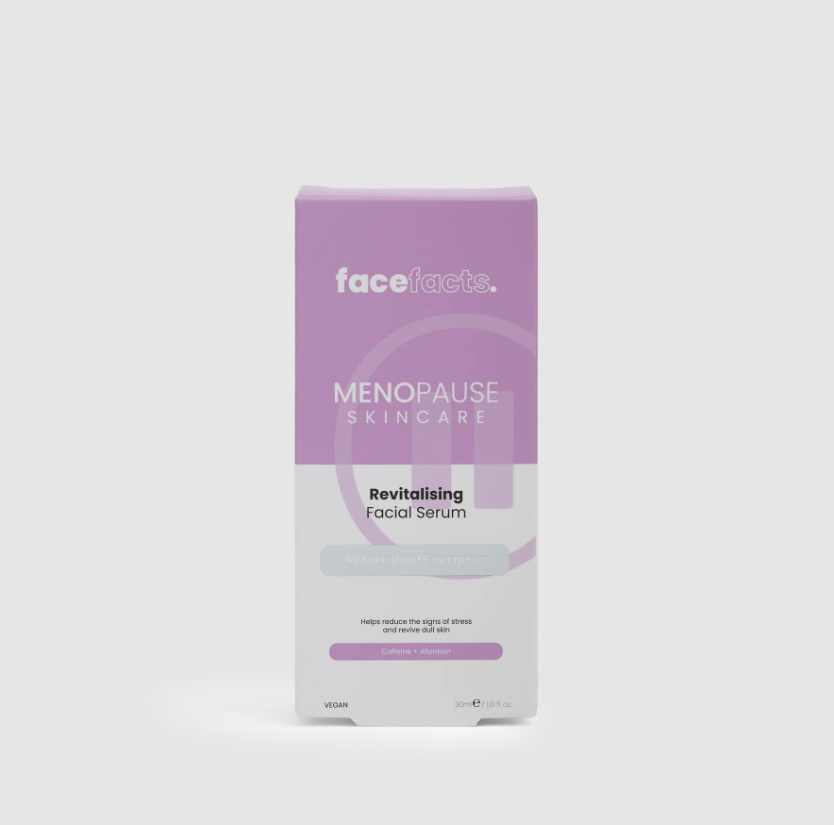 Face Facts Menopause Skincare Revitalising Facial Serum (30ml, Vegan)