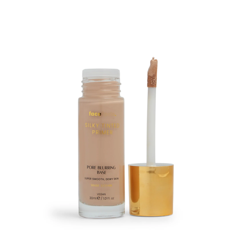 Silky Tinted Primer Shade 3.0 Dark – Pore-Blurring, Dewy Finish | Vegan