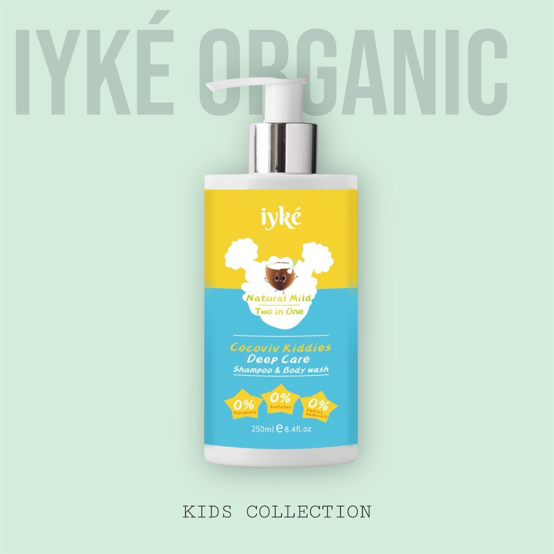 Cocoviv Kiddies Collection – gentle kids shampoo, conditioner, hair oil & creams. 0% sulphates, parabens & petrochemicals. Clean care for sensitive skin.