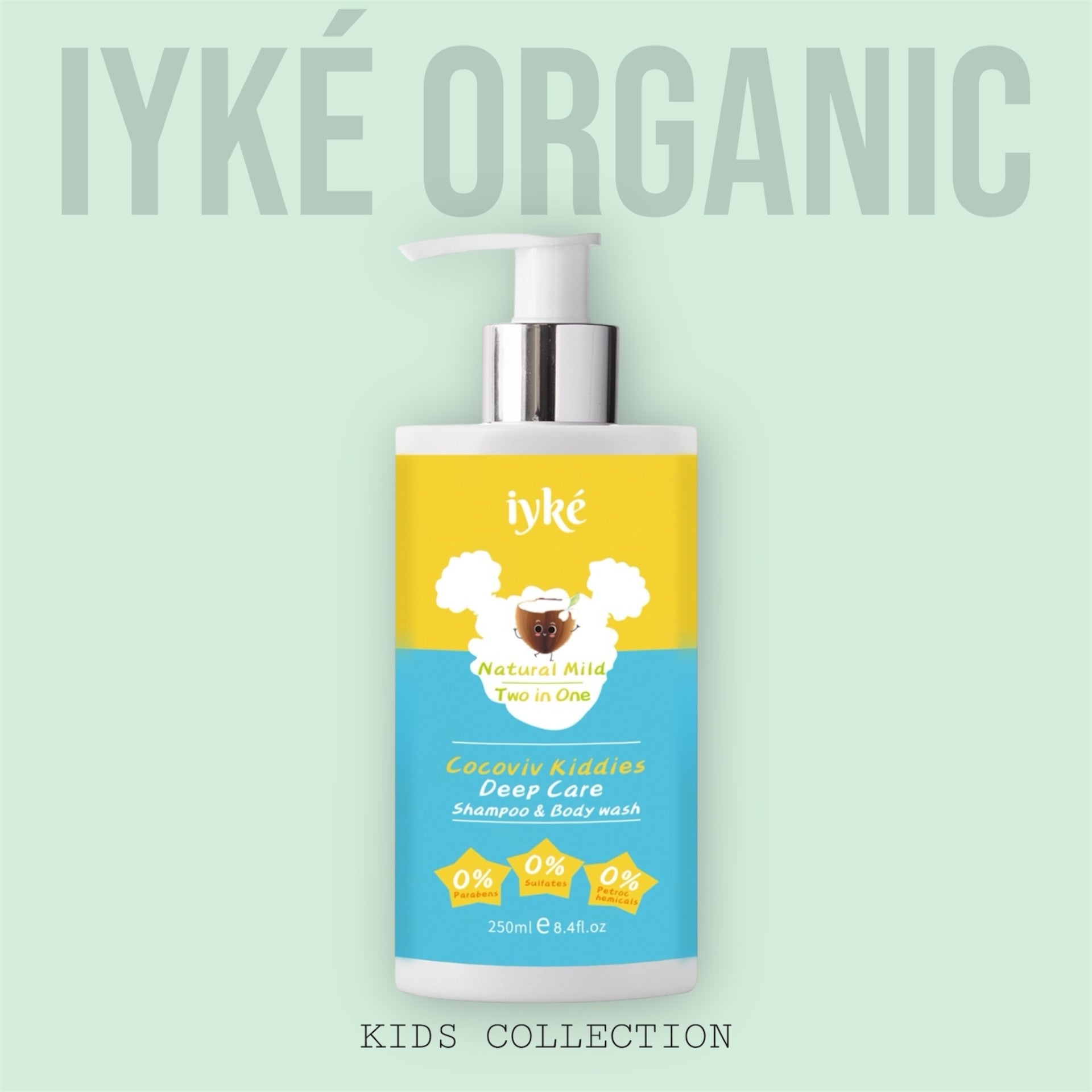 Cocoviv Kiddies Collection – gentle kids shampoo, conditioner, hair oil & creams. 0% sulphates, parabens & petrochemicals. Clean care for sensitive skin.