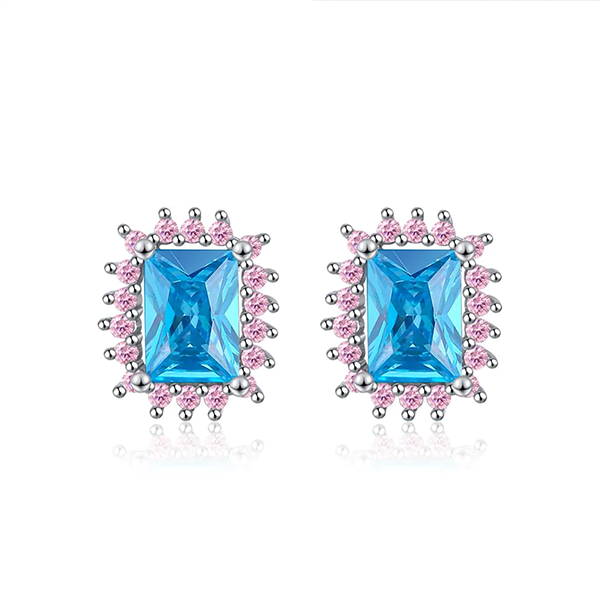 Aquamarine Classic Stud Earring