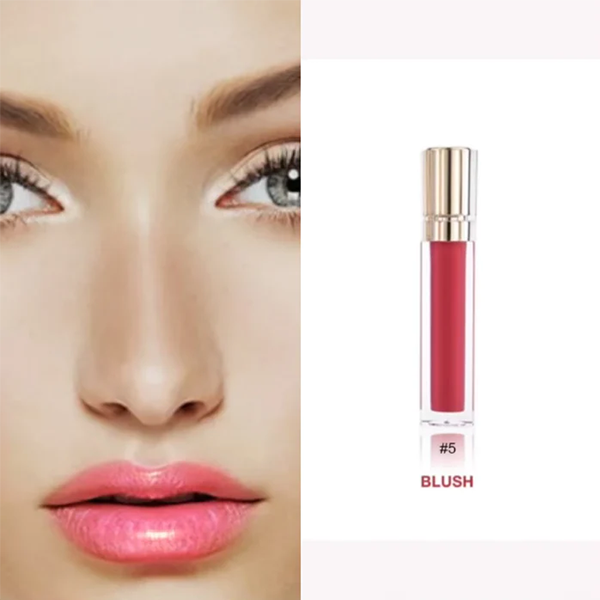 Iyke Blush Organic Lip Gloss  (Blush No5)       Long Lasting; Radiant; Smooth; Non-Sticky