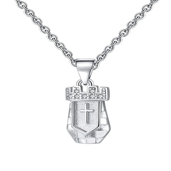 CZ Cross Pendant Necklace