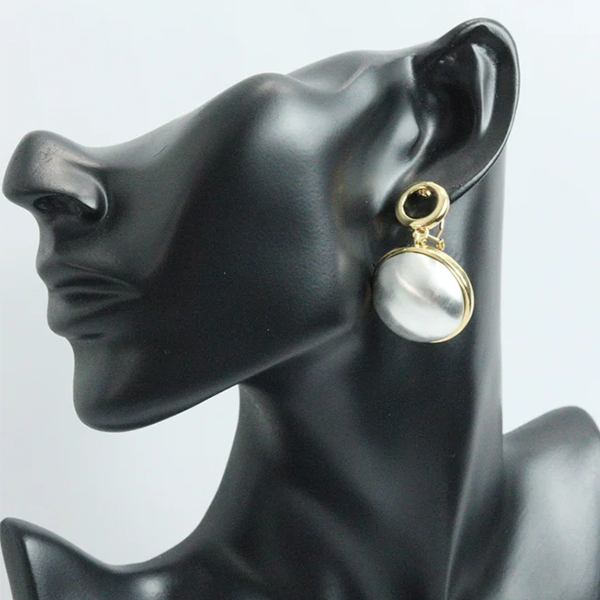 Classic Two Tone Earring