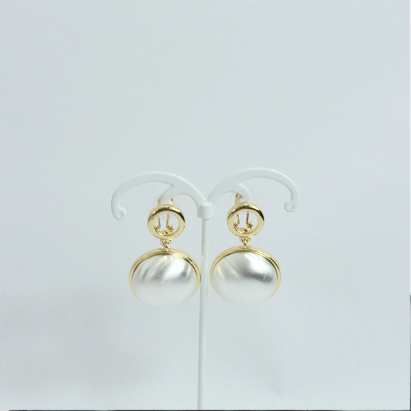 Classic Two Tone Earring