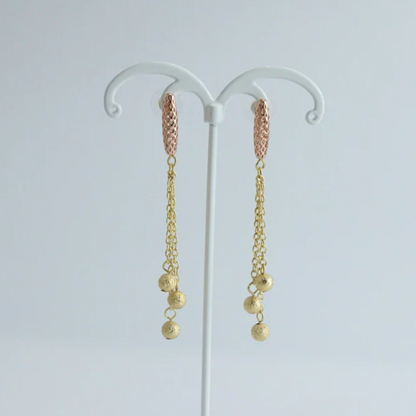 Classic Two Tone Earring