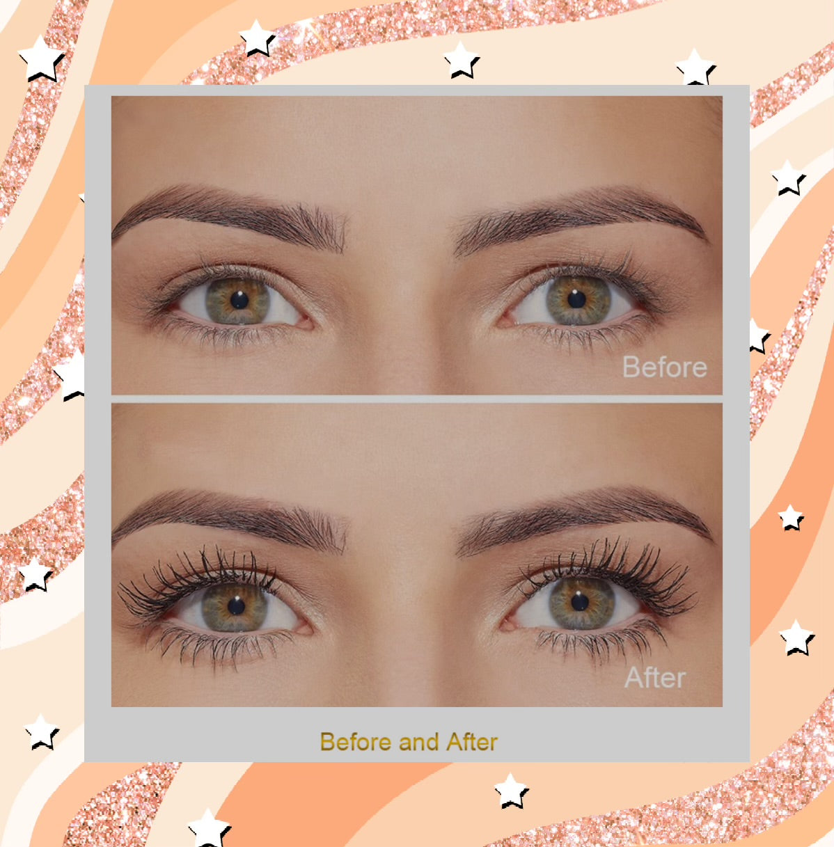 ANGELIC EYES WATERPROOF AND LASH GROWTH MASCARA (HYALURONIC ACID SERUM) 6ml