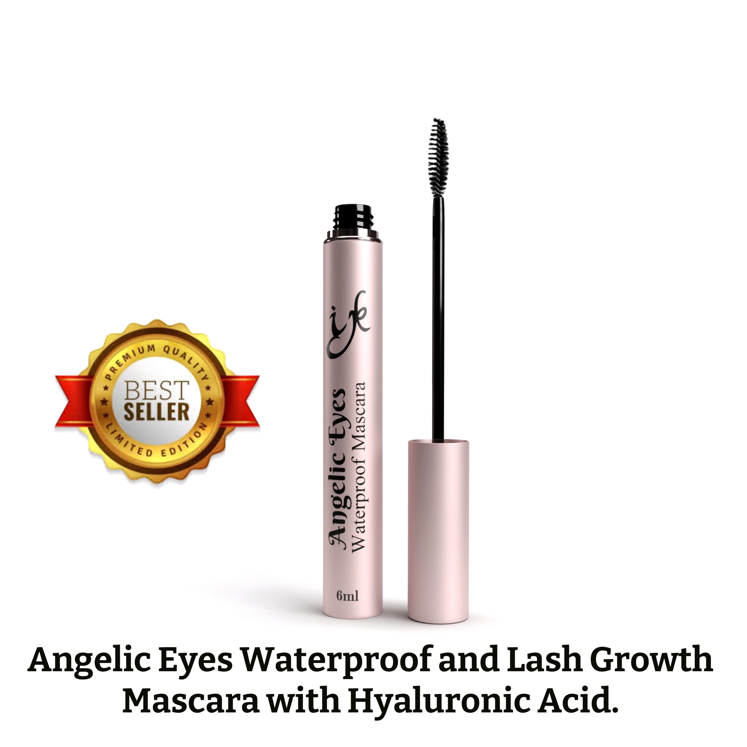 ANGELIC EYES WATERPROOF AND LASH GROWTH MASCARA (HYALURONIC ACID SERUM) 6ml