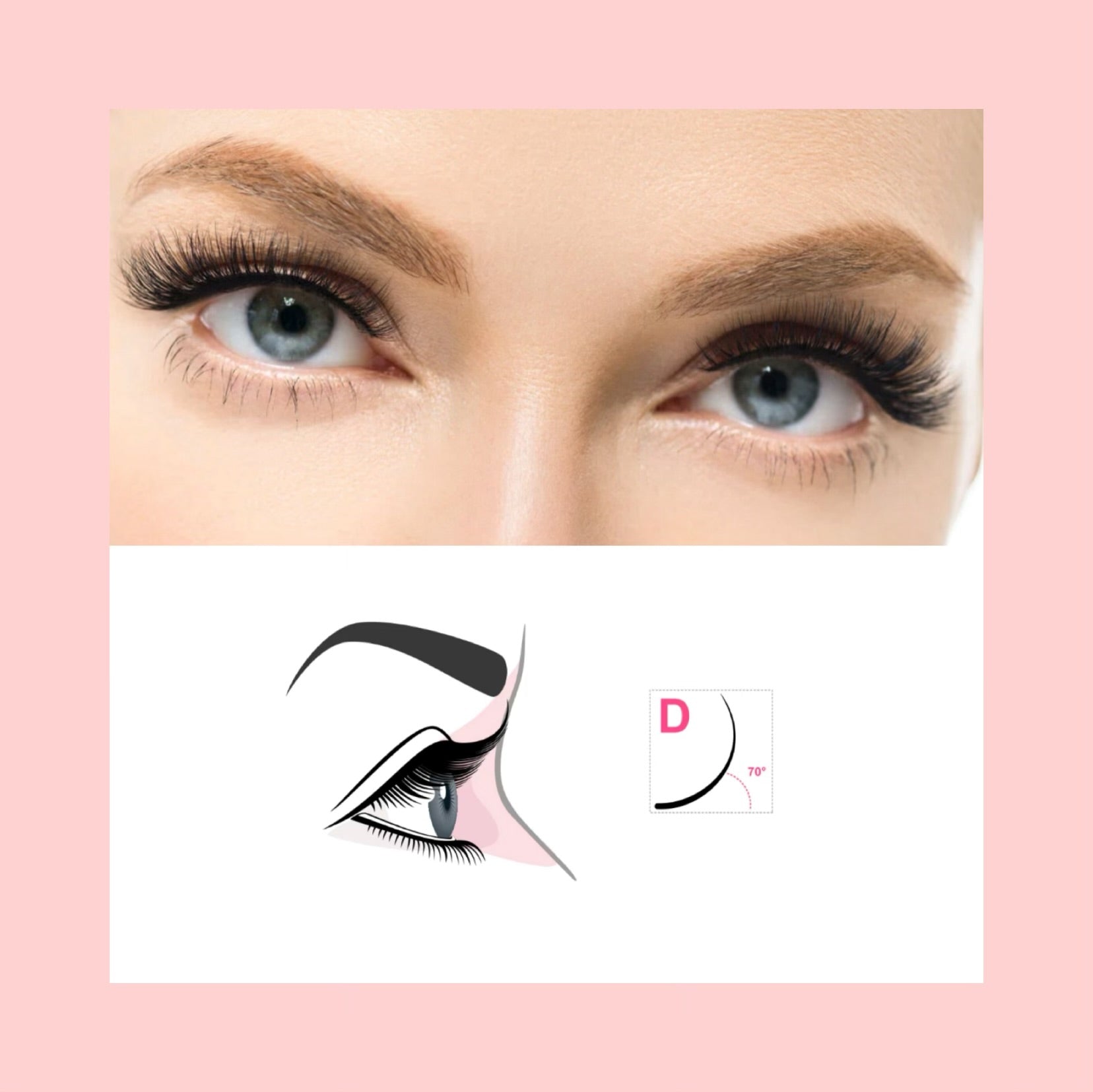 Angelic Eyes "Classic" D Curl Lashes