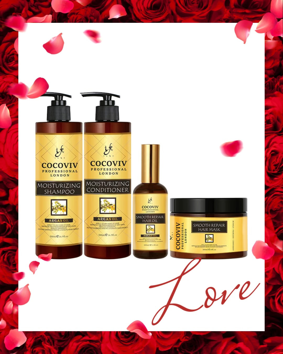 Cocoviv Pure Argan Oil Moisturizing Shampoo and Conditioner