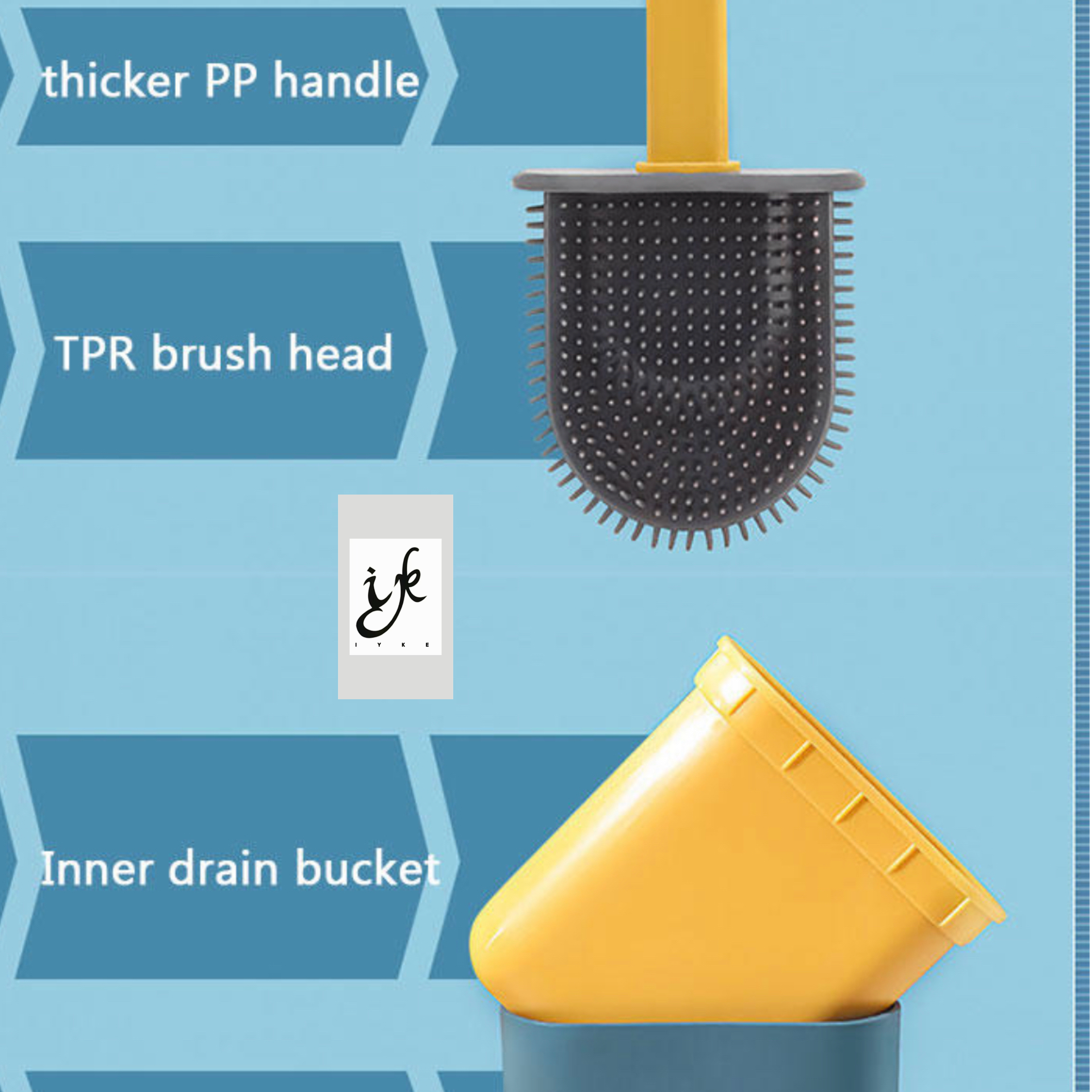 SILICONE TOILET BRUSH; Eco-Friendly, Flexible and Efficient