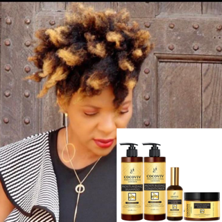 Cocoviv Pure Argan Oil Moisturizing Hair Treatment Set