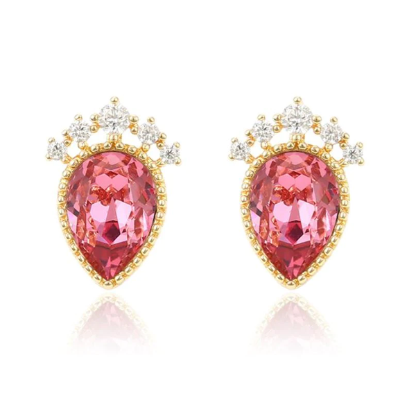 Pink Stone Earring