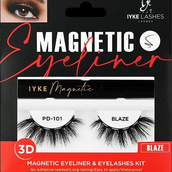 BLAZE MAGNETIC REUSABLE FALSE LASHES WITH EYELINER