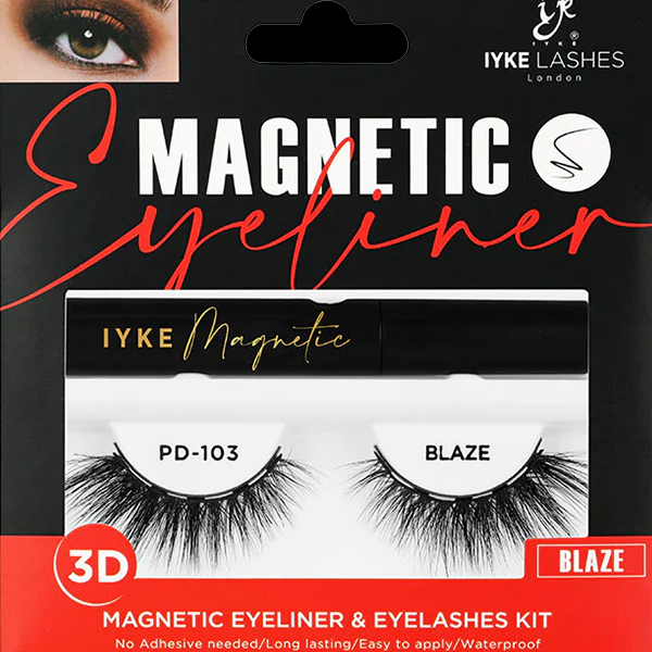 BLAZE MAGNETIC REUSABLE FALSE LASHES WITH EYELINER