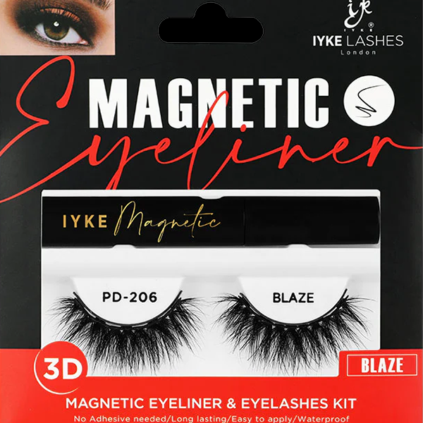 BLAZE MAGNETIC REUSABLE FALSE LASHES WITH EYELINER